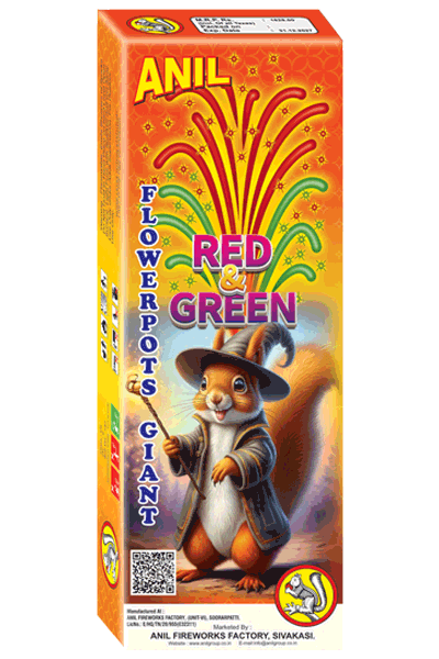 Anil Red & Green Color Pots